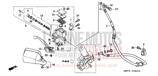 VORDERRADBREMSE (XL1000VA) XL1000VA4 de 2004